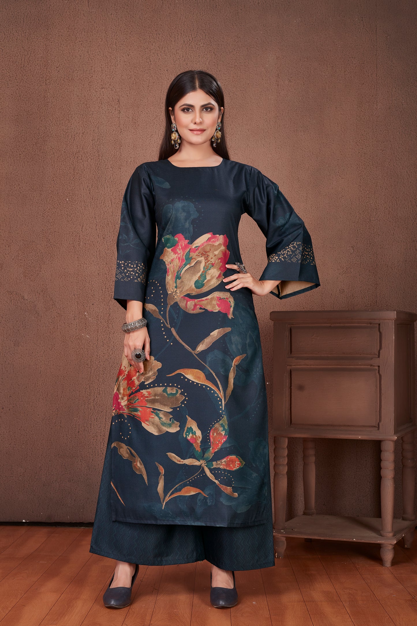 Cotton Blend Digitally Printed Combo Set
