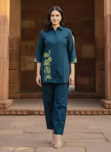 Pure Cotton Stylish Co-ord Set