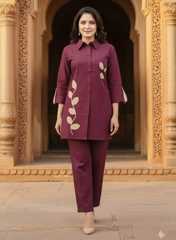 Pure Cotton Stylish Co-ord Set