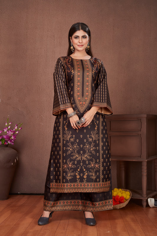 Cotton Blend Digitally Printed Combo Set