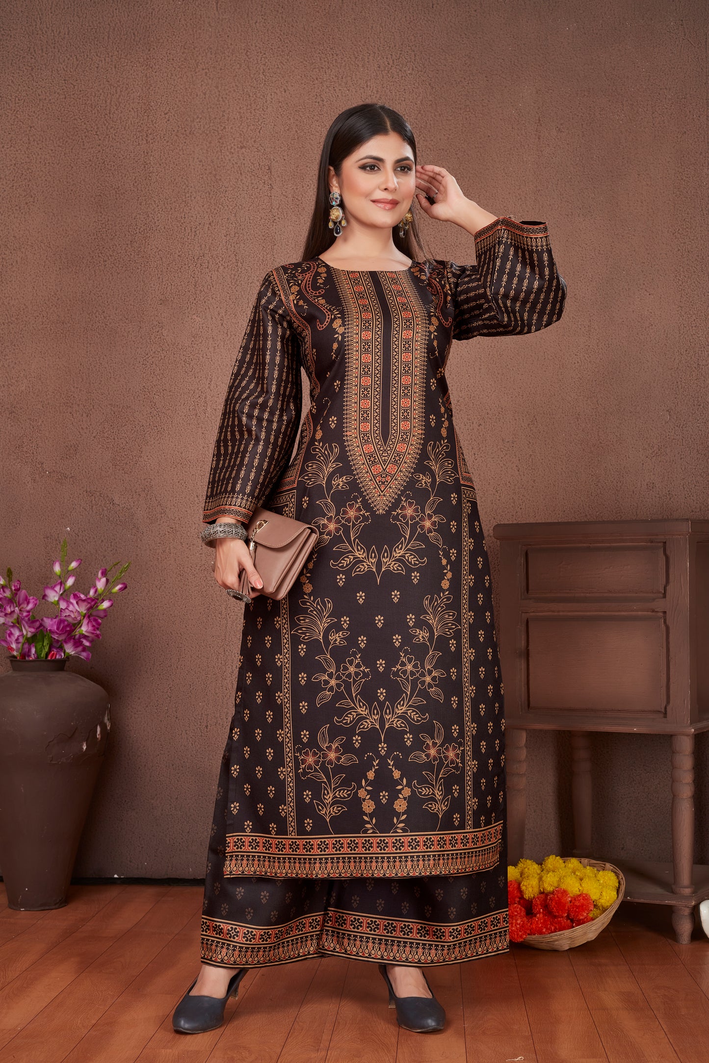 Cotton Blend Digitally Printed Combo Set