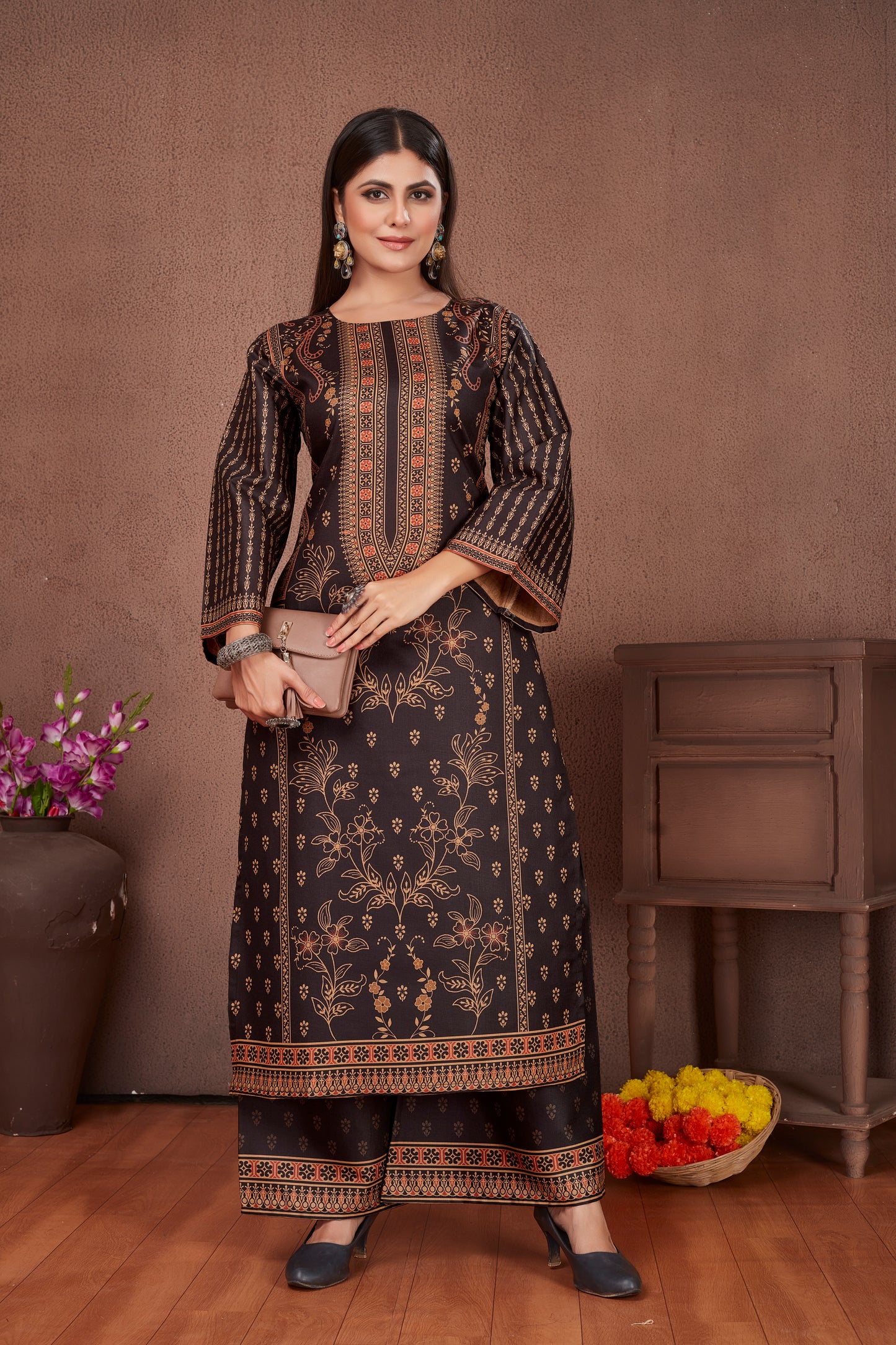 Cotton Blend Digitally Printed Combo Set