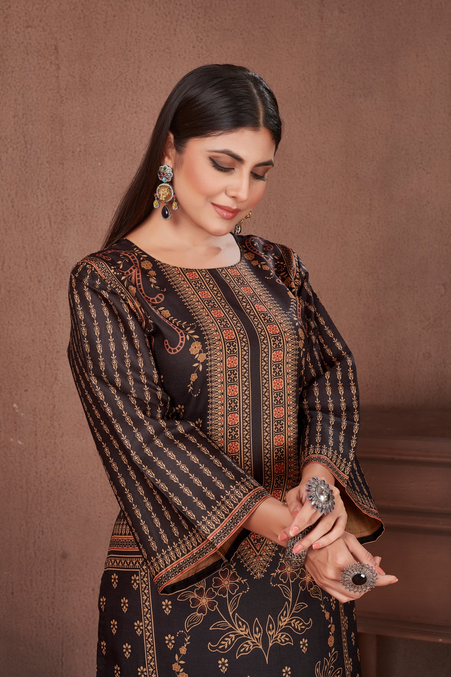 Cotton Blend Digitally Printed Combo Set