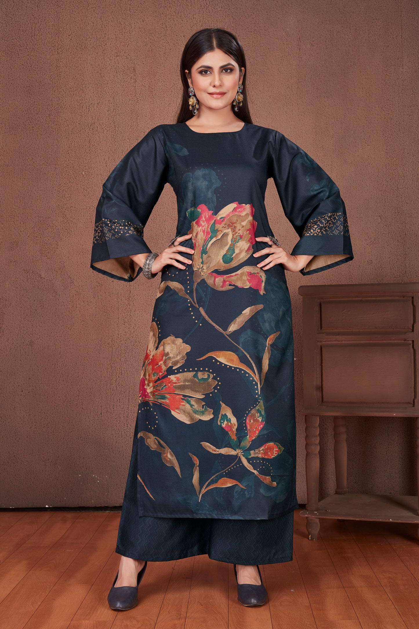 Cotton Blend Digitally Printed Combo Set