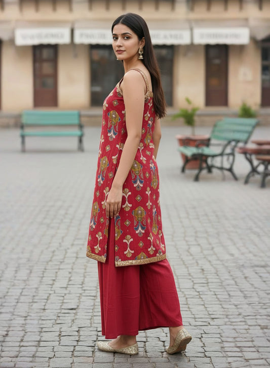 MINGORA KURTA SET WITH PLAZZO