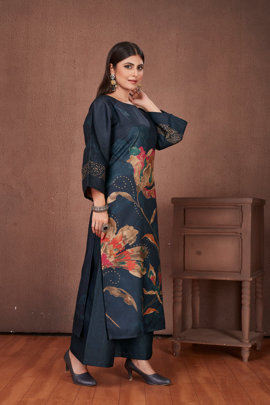 Cotton Blend Digitally Printed Combo Set